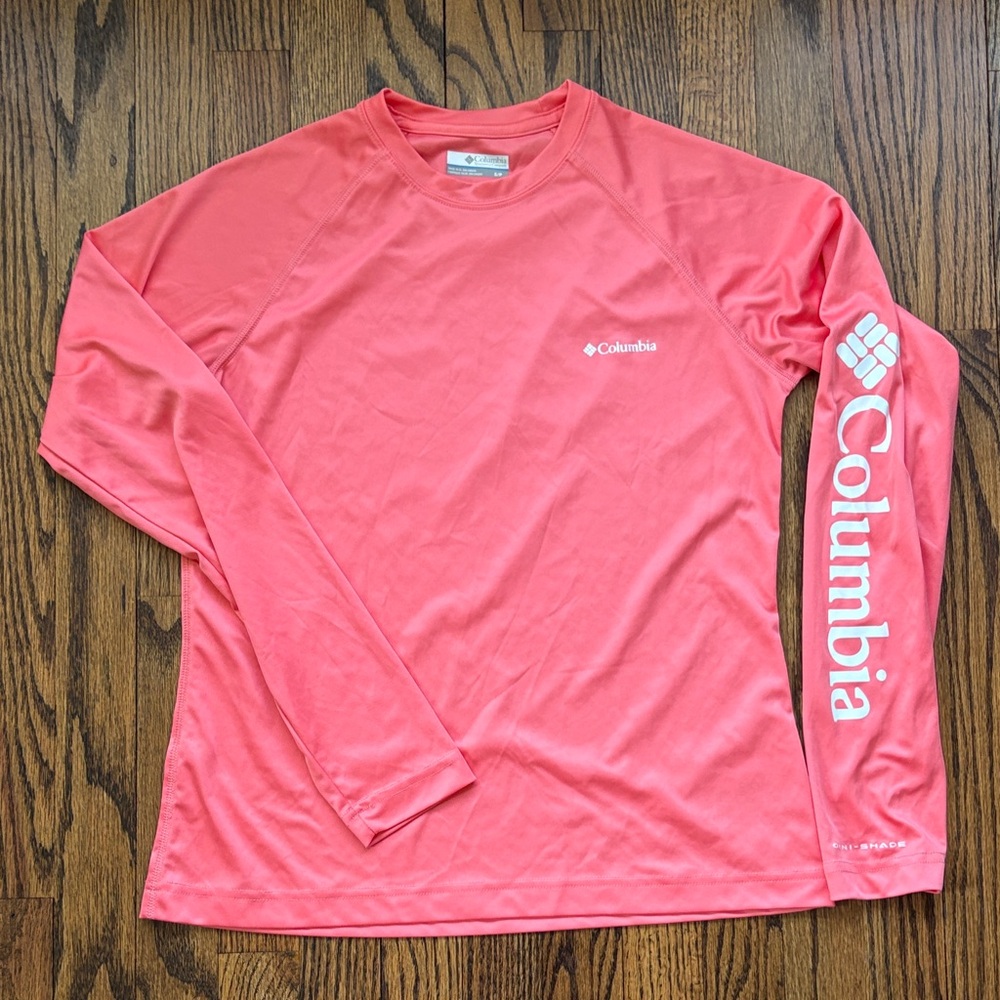 Columbia Omni-Shade Coral Performance Long Sleeve Shirt